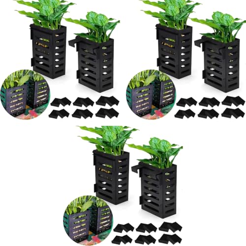 HASTHIP® 6PCS Aquarium Plant Holder with Hooks Fish Tank Enhance Your Decor Hanging Aquatic Planter Cups HASTHIP® 6PCS Aquarium Plant Holder with Hooks Fish Tank Enhance Your Decor Hanging Aquatic Planter Cups